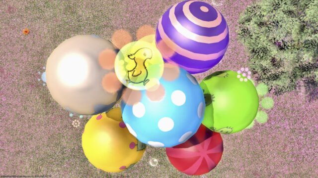 Cute Flying Balloon Mount Set Of Ceruleum Balloons Lalafell Ver