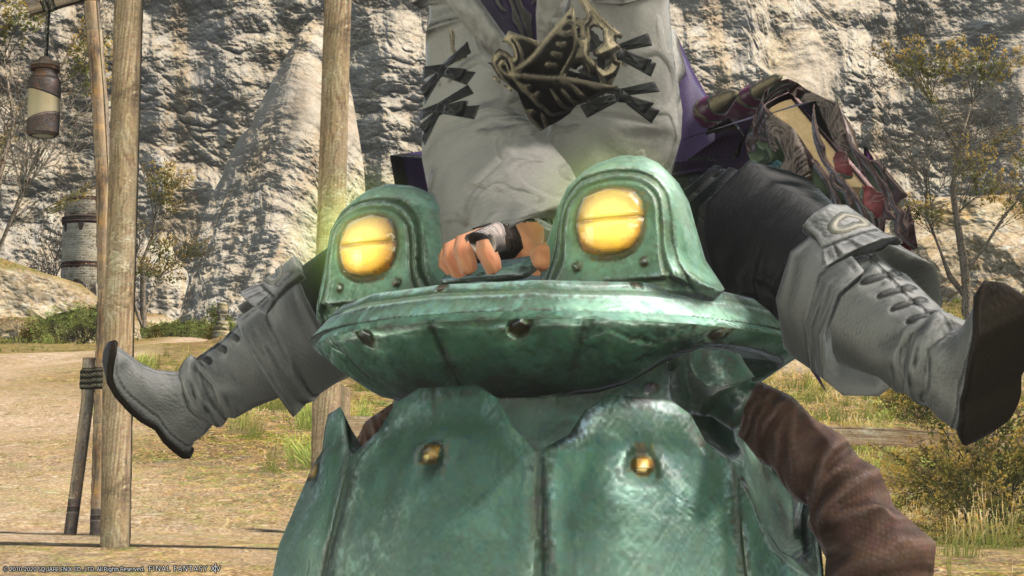 A little cute frog Robo mount “Ironfrog Mover” 【FF14】Norirow Note