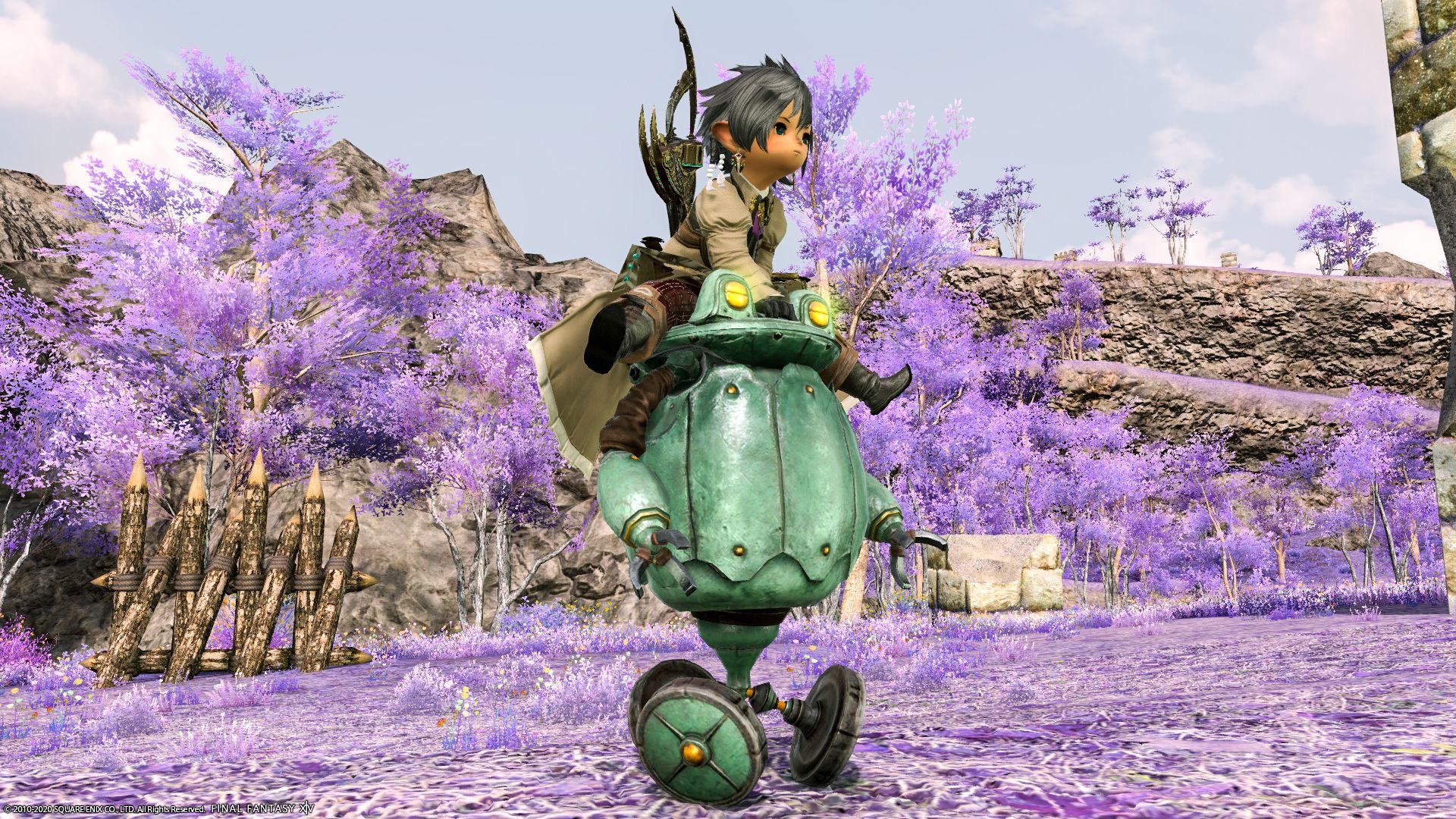 A little cute frog Robo mount “Ironfrog Mover” 【FF14】Norirow Note