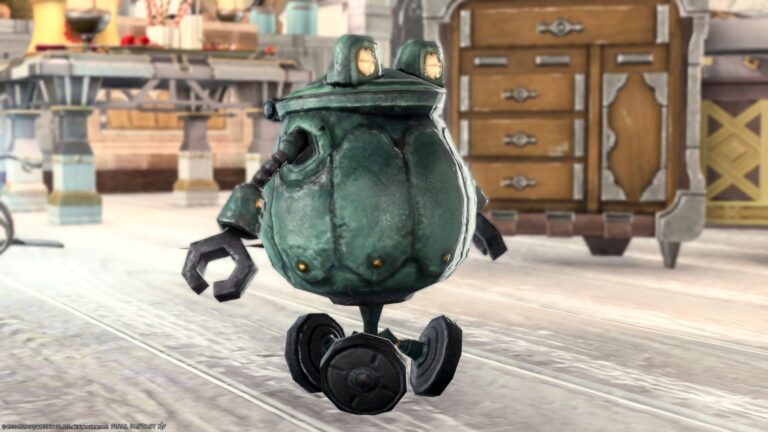 かわいらしいカエルロボのミニオン 『フロッガーA』 ララフェル FF14ブログ Norirow Note 55