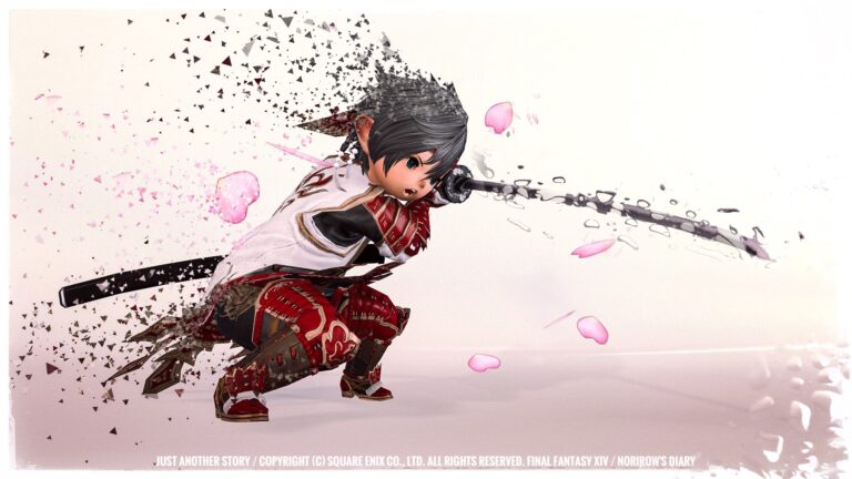 せっかくなのでFF11コラボ『天つ水影流』装備コスプレ ララフェル FF14ブログ Norirow Note 54