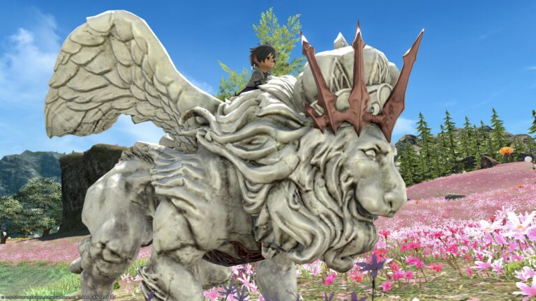 石像ライオン？な漆黒モブハンマウント『フォーギヴン・レティセンス』 ララフェル FF14ブログ Norirow Note 33