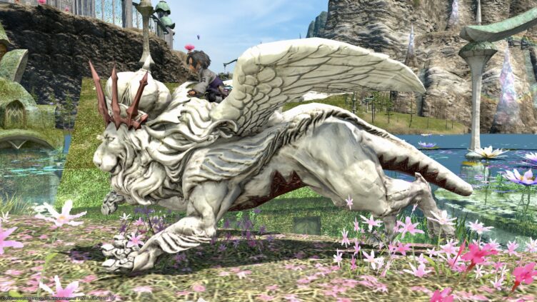 Stone statue lion? Shadowbringers mob hunt mount “Forgiven Reticence ...