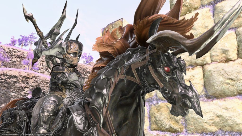 does the sleipnir mount ffxiv give emote