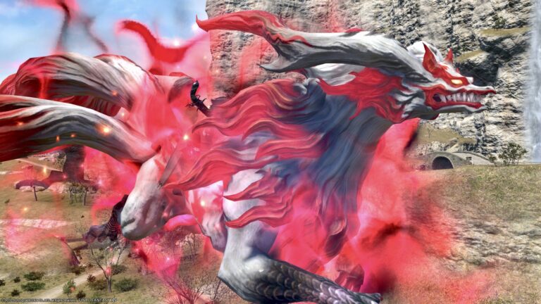 紅蓮の極蛮神コンプリートマウント幻獣『九尾のカムイ』 ララフェル FF14ブログ Norirow Note 28