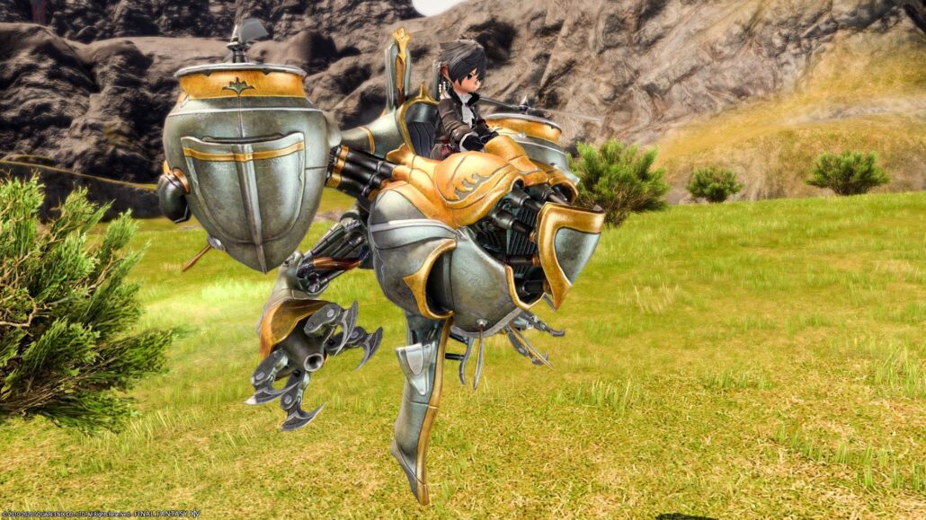 Actually, a really cool propeller mecha mount “Magitek Sky Armor ...