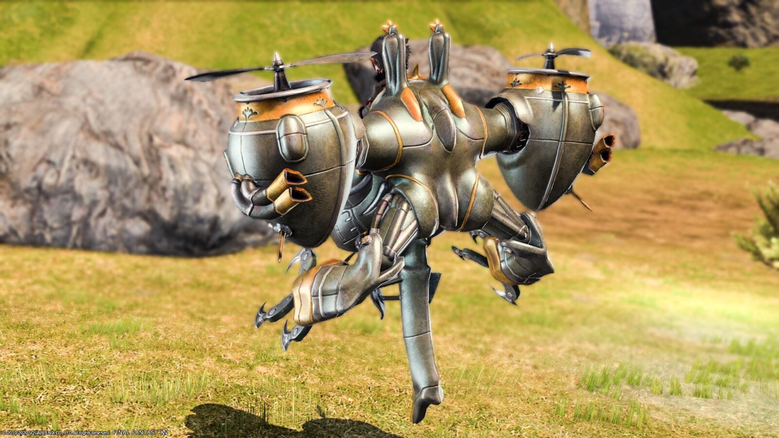 Actually, A Really Cool Propeller Mecha Mount “magitek Sky Armor 