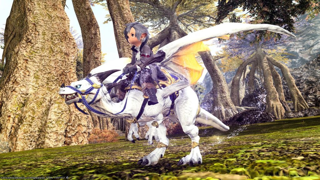 Innocent Gwiber White Dragon Mount The Crown of the Immaculate. ff14.noriro...