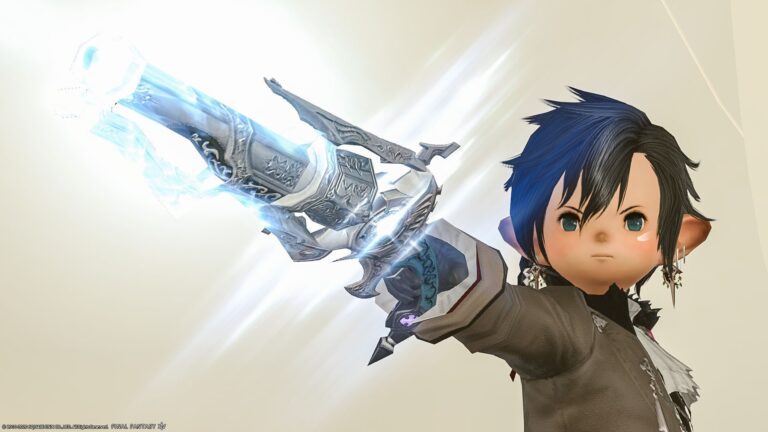 キラキラ光るナイツ・オブ・ラウンド機工士銃『ファイア・オブ・ラウンド』 ララフェル FF14ブログ Norirow Note 70