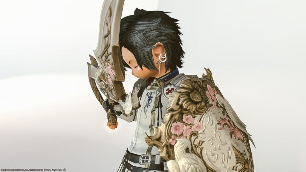 史上最も美麗なナイトの剣盾 薔薇の騎士 エンハンスソード リッターシルト Ff14ブログ Norirow Note エオルゼアのとある冒険譚