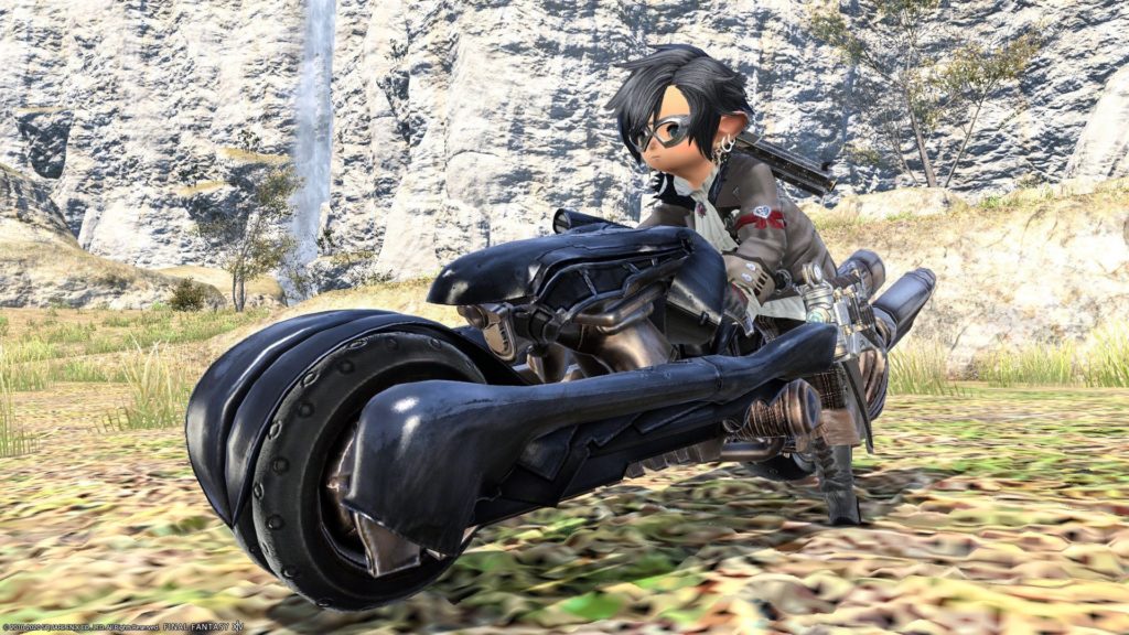 最初から移動速度が速いff7クラウドのバイク Sdsフェンリル Ff14ブログ Norirow Note エオルゼア戦記