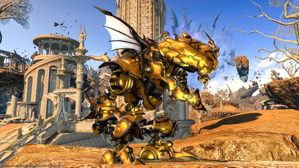 Gilded Magitek Armor" (Commendation achievement reward) .