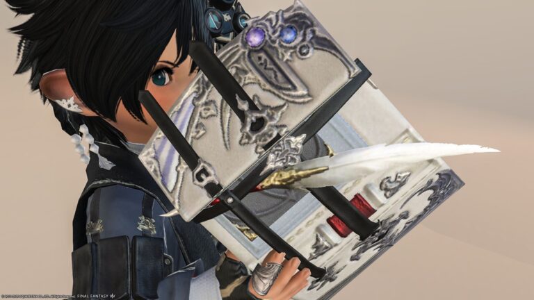 学者ゾディアックウェポン第一段階（AF1武器）・伝説の魔道書レリック『マダレムジエン』 ララフェル FF14ブログ Norirow Note 36