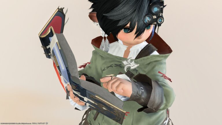 【ミラプリ】初期ソーサラーのオシャレ装備『アコライト』ローブとその一式 ララフェル FF14ブログ Norirow Note 45