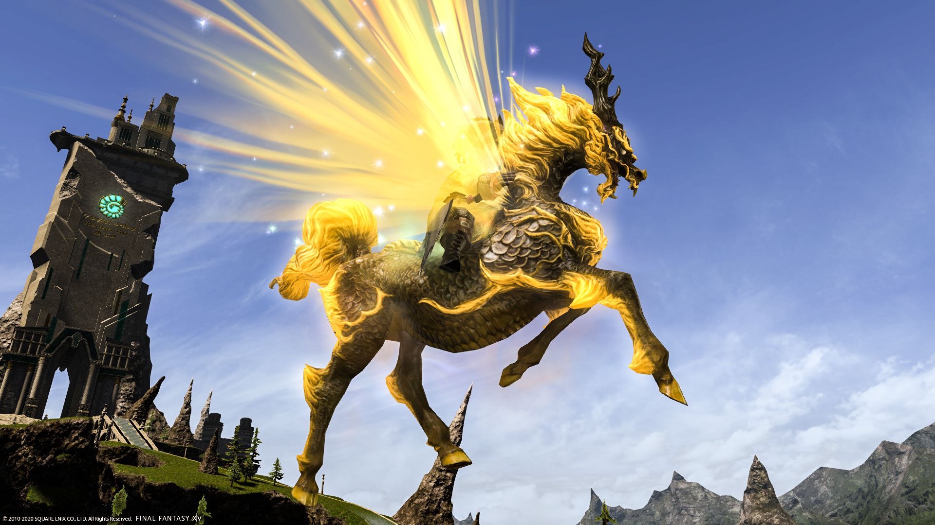 “Kirin” is a mount that you can get after completing “A Realm Reborn ...