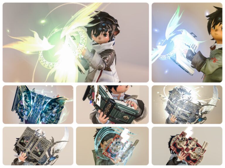 学者のアニマウェポン（AW）魔道書「全段階」の見た目まとめ ララフェル FF14ブログ Norirow Note 78