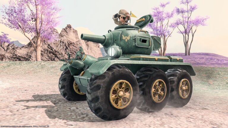 ドワーフ族の友好部族クエストマウント『ドワーフ戦車』がララフェルサイズでかわいい！ ララフェル FF14ブログ Norirow Note 56