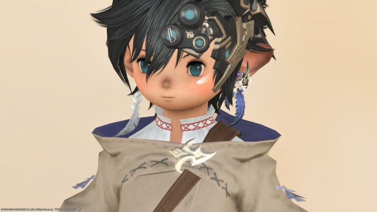 【ミラプリ】森の魔道学者の普段着『カシミヤヒーラーローブ＆ガーロンド・ヒーラーグラス』 ララフェル FF14ブログ Norirow Note 55