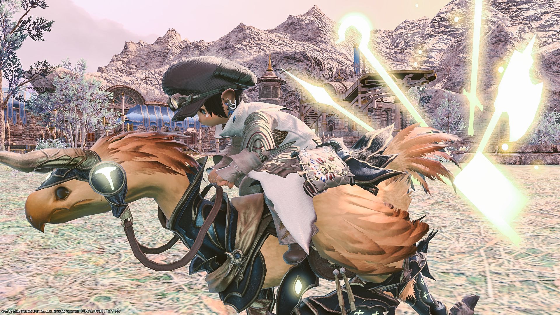 Warrior Of Light Extreme Chocobo Armor With Glowing Weapons True Barding Of Light Ff14ブログ Norirow Note エオルゼア戦記