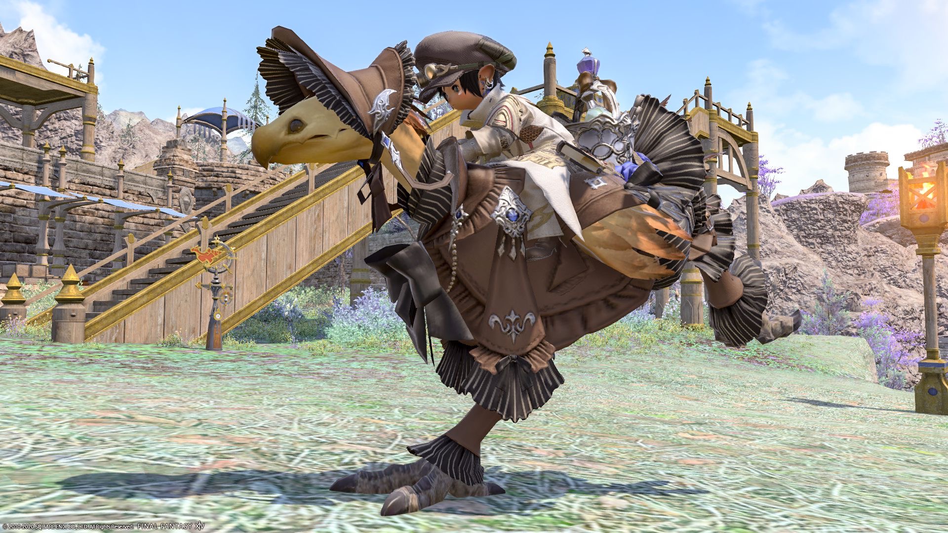 A very cute chocobo armor &amp;quot;Mandervillian Barding&a...