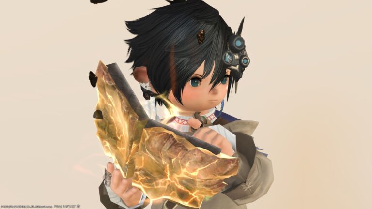 燃えるチョコレートの石板のような学者魔道書『ホーリーキー・オブ・トレマー』 ララフェル FF14ブログ Norirow Note 27