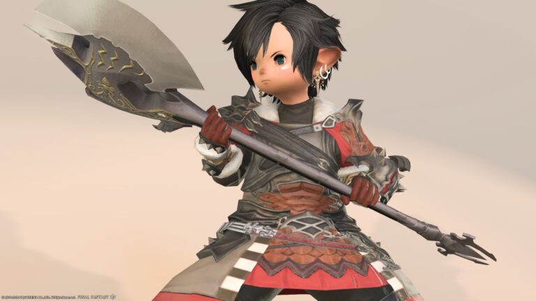 新生エオルゼアを代表する衣装・戦士のAF1装備『ファイター』シリーズ（ララフェル男子Ver.） ララフェル FF14ブログ Norirow Note 74