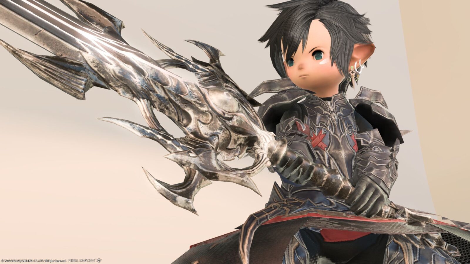 まさに暗黒騎士なaf2装備 カオス シリーズ ララフェル男子ver Norirow Note エオルゼア戦記 In Ff14