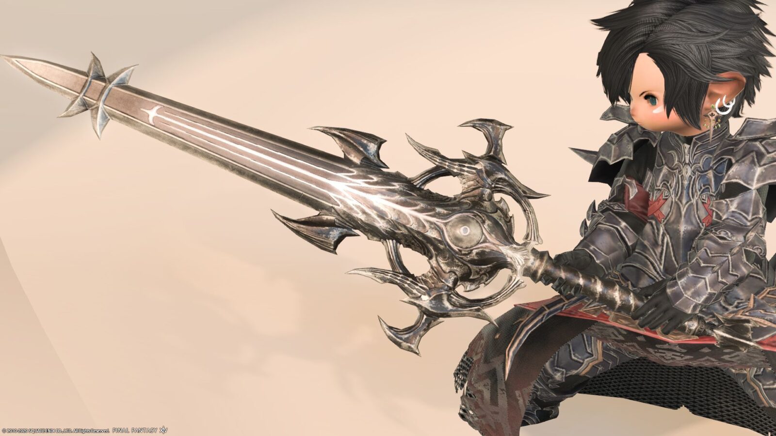 まさに暗黒騎士なaf2装備 カオス シリーズ ララフェル男子ver Ff14ブログ Norirow Note エオルゼア戦記