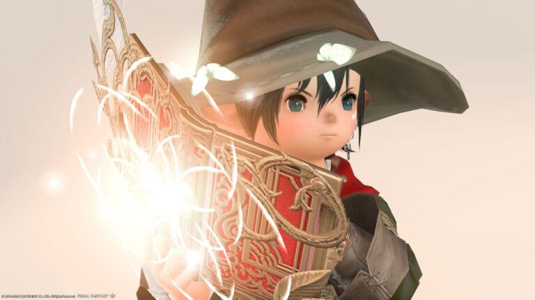 Scholar's Resistance Weapon (RW) Evolution Second Form-Butterfly's Dancing Grimoire "Akademos Recollection" Lalafell FF14 Blog Norirow Note 31