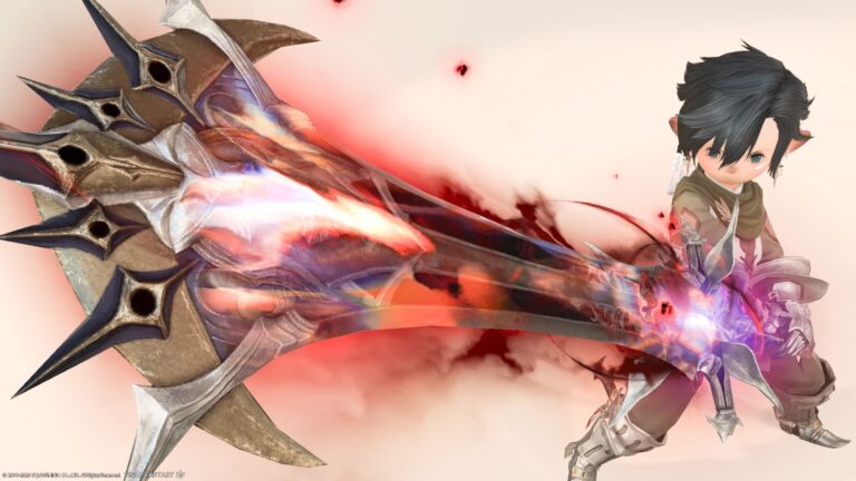 暗黒騎士レジスタンスウェポン（RW）進化第二形態・禍々しく光る両手剣『ウォウボーン・リコレクション』 ララフェル FF14ブログ Norirow Note 52