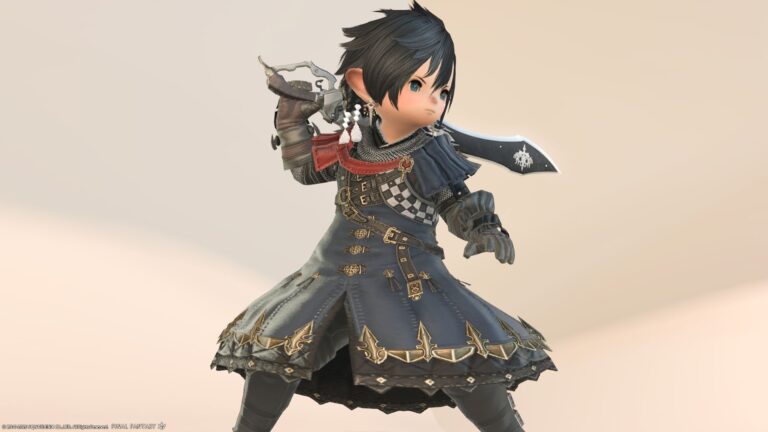 【ミラプリ】エリート軍服・オシャレタンク装備『クリスタリウム・ディフェンダータバードRE』 ララフェル FF14ブログ Norirow Note 27