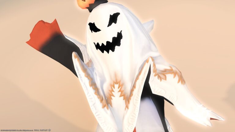 [Glamour] "The Howling Spirit" that allows you to dress up as a cute Halloween ghost Lalafell FF14 Blog Norirow Note 35