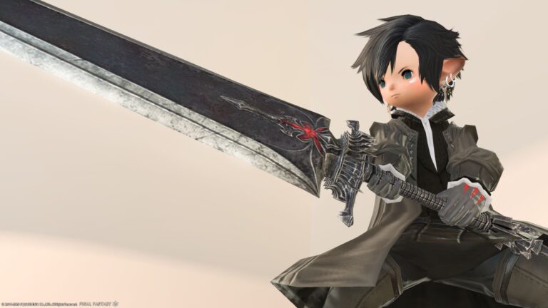 漆黒編を象徴する暗黒騎士の超大型剣・AF4武器『シャドウブリンガー』 ララフェル FF14ブログ Norirow Note 70