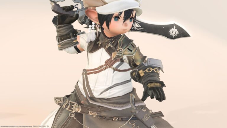 【ミラプリ】タンクのスチームパンク風軍服『ネオイシュガルディアン・ディフェンダートップス』を使った普段着 ララフェル FF14ブログ Norirow Note 58