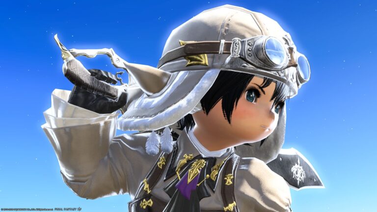 【ミラプリ】全ジョブ被れる『レプリカ・スカイパイレーツ・キャップ』でヴィンテージなスチパン空軍風コス ララフェル FF14ブログ Norirow Note 50