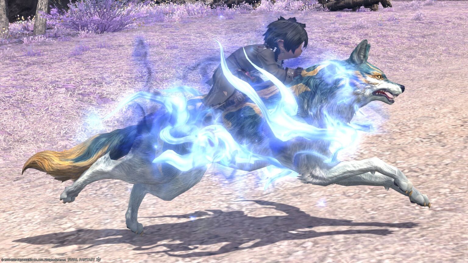 Blue Flame Dog God, The Wreath of Snakes (Extreme) Mount “Hallowed