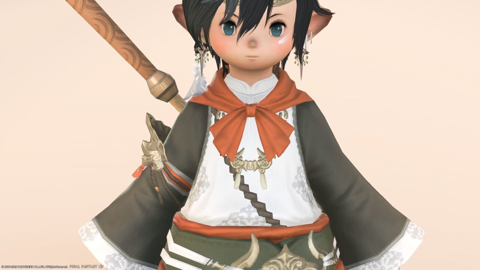 ミラプリ まるで孫悟空な衣装と伸びる如意棒 イースタン コスチュームセット ララフェル男子ver Ff14ブログ Norirow Note エオルゼア戦記