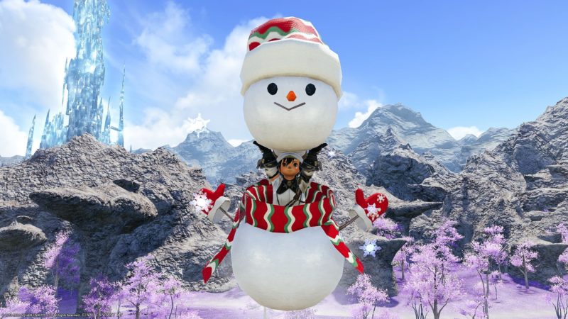 Very Cute Starlight Celebration 2020 Mount “Snowman” Coming Out Of The ...