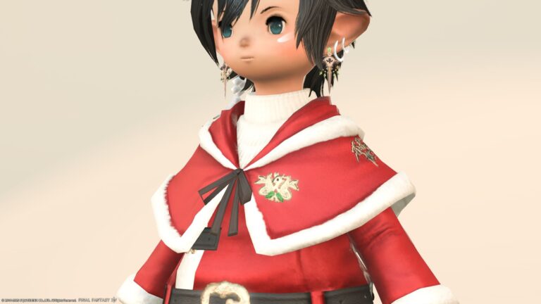 [Glamour] Cute Santa costume "Starlight Robe" that can be used for everyday wear (Lalafell Men's Ver.) Lalafell FF14 Blog Norirow Note 31