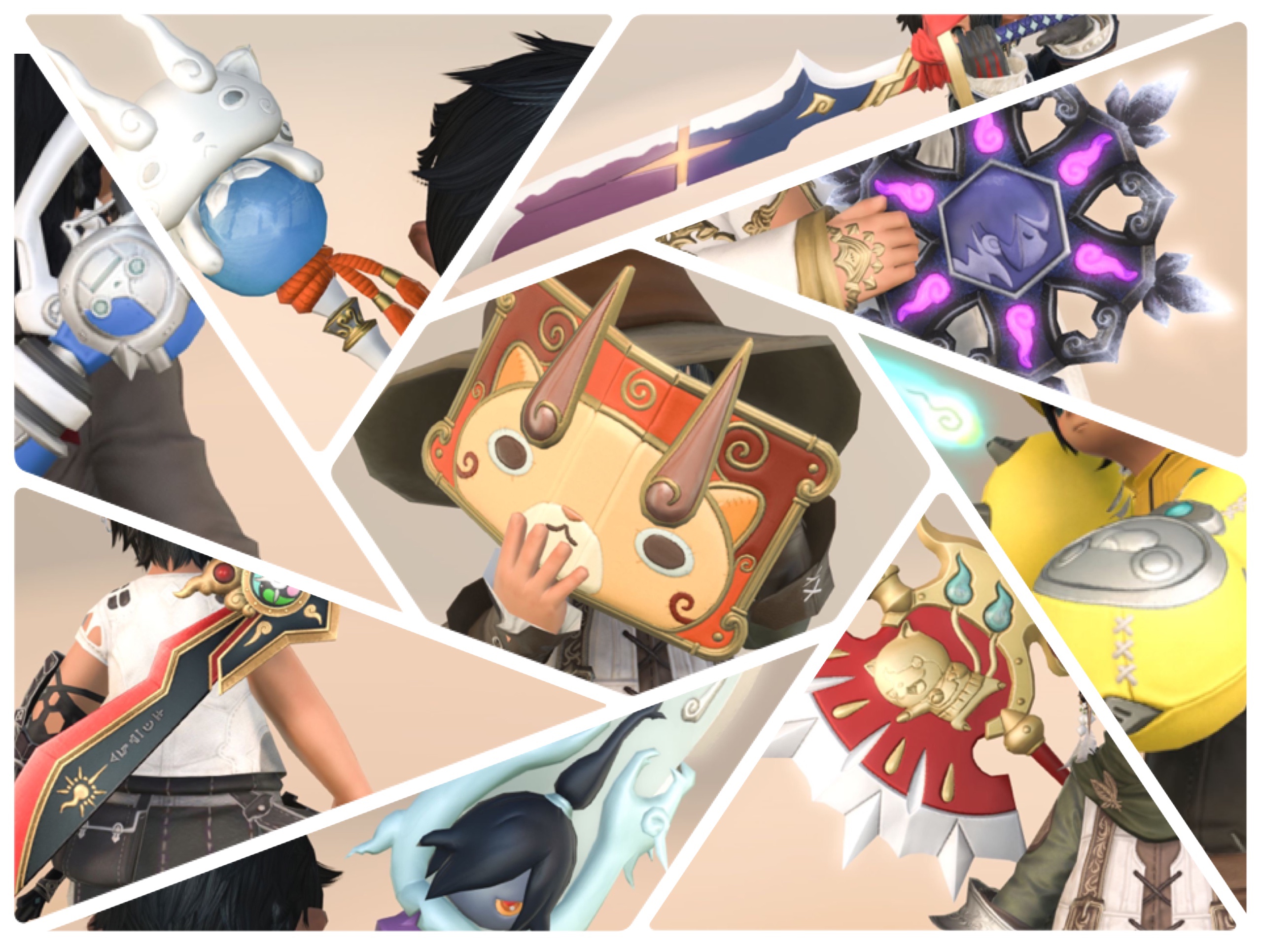 YoKai Watch collaboration “All Weapons” collection 【FF14 Blog】Norirow Note