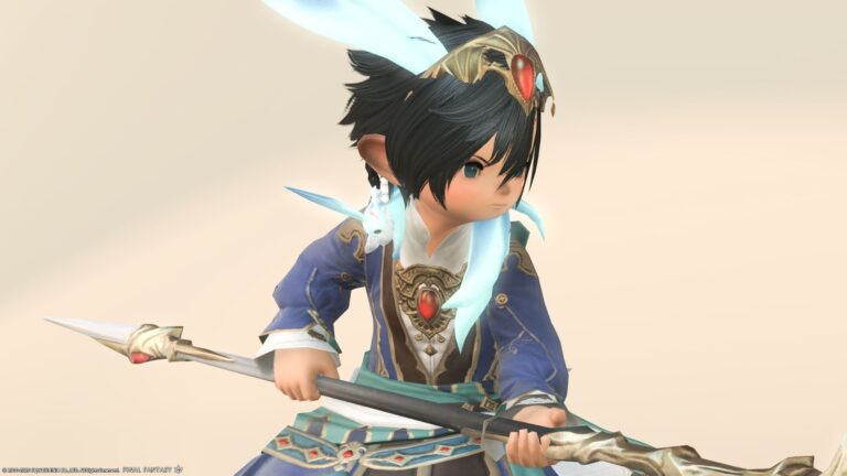 【ミラプリ】高貴な青いカーバンクル衣装『カーバンクル・エメラルド・コスチュームセット』（ララフェル男子Ver.) ララフェル FF14ブログ Norirow Note 39