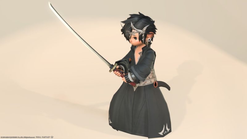 侍の初期装備 Af1 貴重な洋風袴 無銘 シリーズ ララフェル男子ver Ff14ブログ Norirow Note エオルゼア戦記