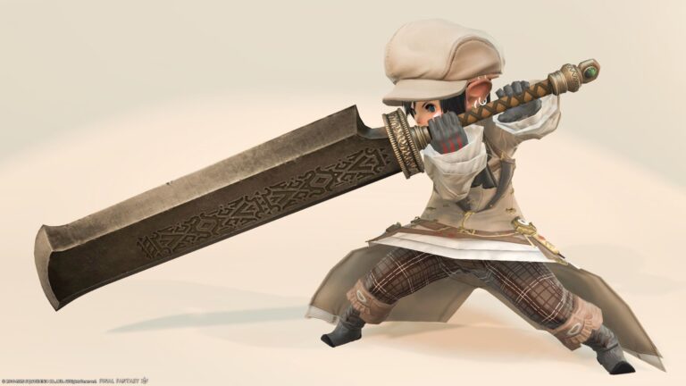 超大型の暗黒騎士剣・古代文明埋蔵武器『キタンナ・ガーディアンディバイダー』 ララフェル FF14ブログ Norirow Note 53