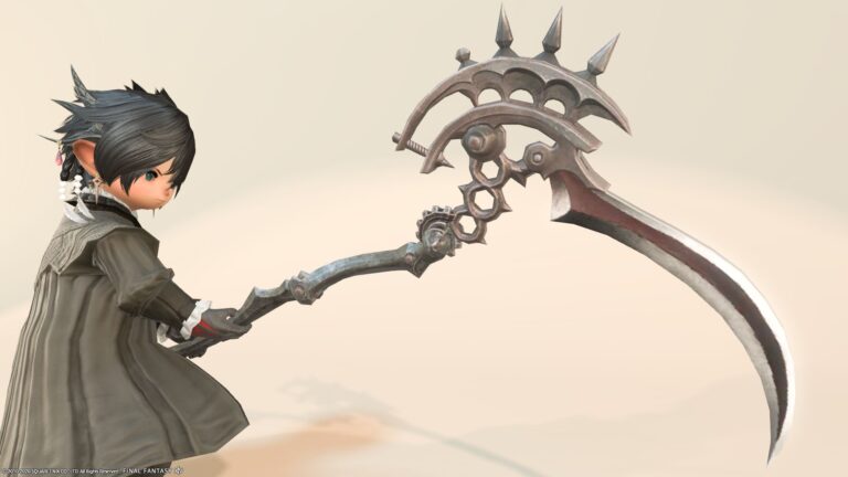 暗黒騎士の貴重な“大鎌” 漆黒のエッダちゃん武器『ブラックボゾム・ソウルリーパー』 ララフェル FF14ブログ Norirow Note 64