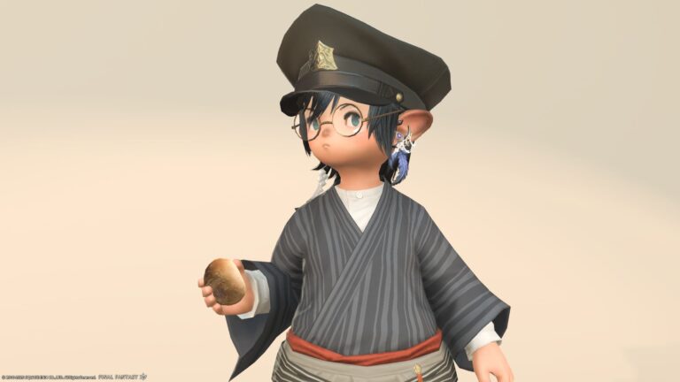 【ミラプリ】レトロな大正時代を感じる学生服『東方書生衣装セット』（ララフェルVer.） ララフェル FF14ブログ Norirow Note 64