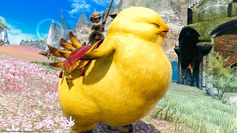 かわいいおデブなチョコボ・新生エオルゼアCE特典マウント『でぶチョコボ』 ララフェル FF14ブログ Norirow Note 35