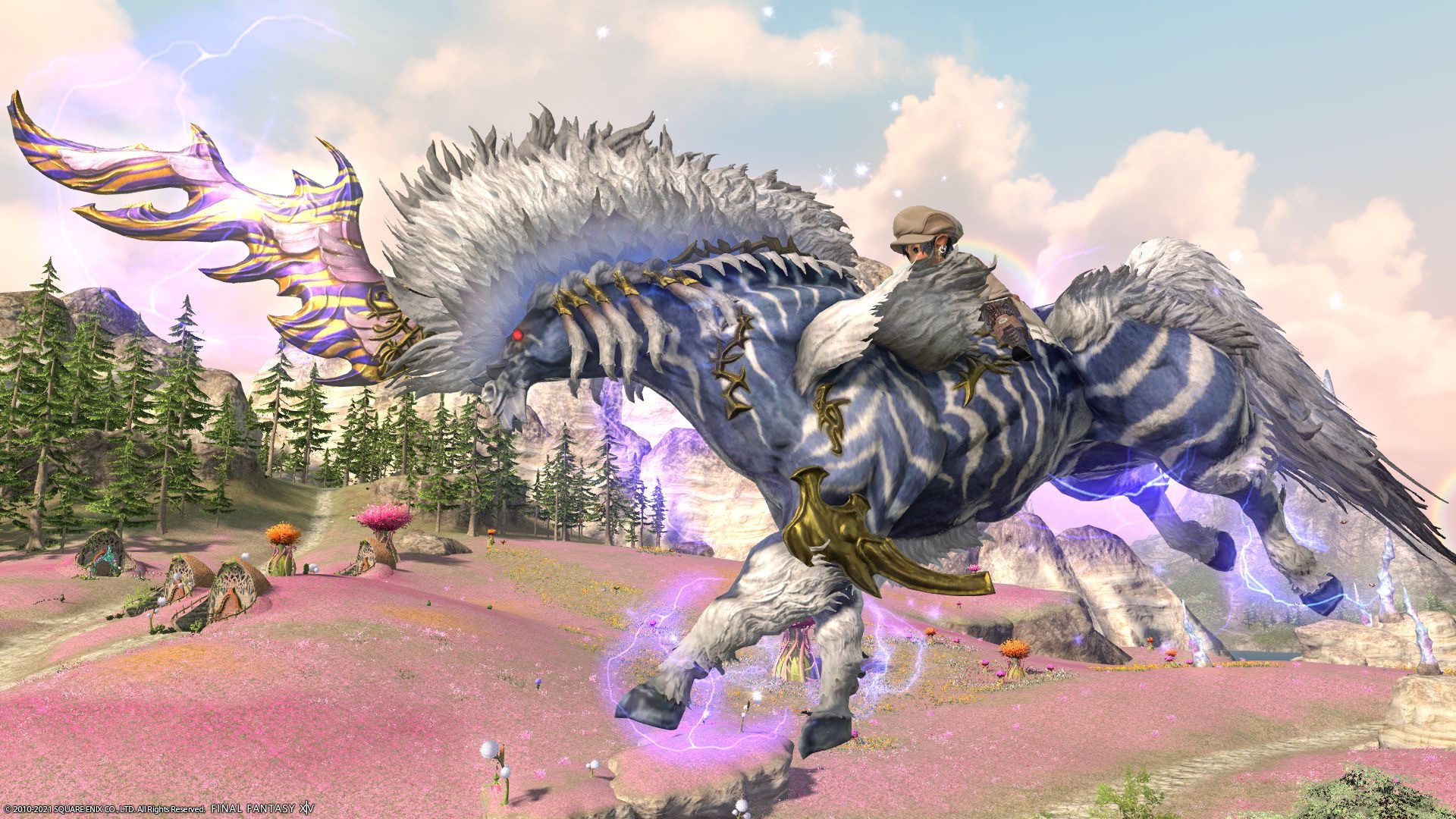 Rhalgr's mount “Ixion” with a big thunder phantom beast horse | Norirow  Note エオルゼア戦記 in FF14