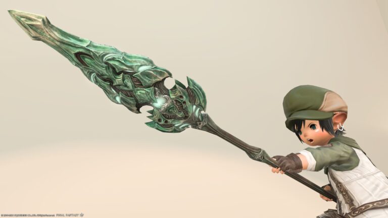 極エメラルドウェポン破壊作戦・竜騎士 武器『エメラルドウェポン・パルチザン』 ララフェル FF14ブログ Norirow Note 28