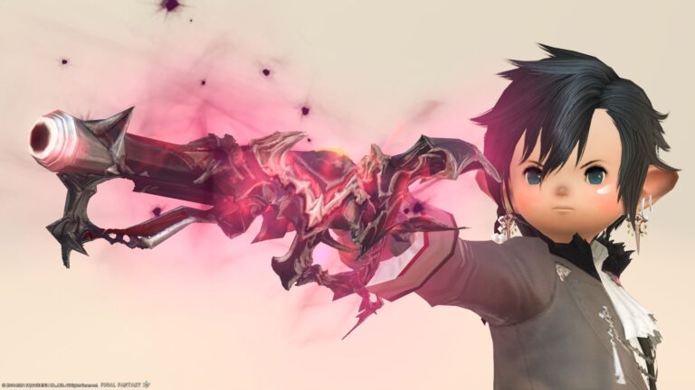 邪竜ニーズヘッグの禍々しく光る竜騎士武器『ホードスピア』 ララフェル FF14ブログ Norirow Note 25