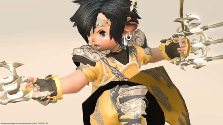 Shining long iron nails! Monk Weapon "Replica High Allagan Baghnakhs" Lalafell FF14 Blog Norirow Note 26